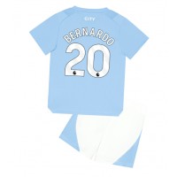 Manchester City Bernardo Silva #20 Heimtrikotsatz Kinder 2023-24 Kurzarm (+ Kurze Hosen)